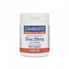 Zinc 25mg 120 Comprimidos Lamberts