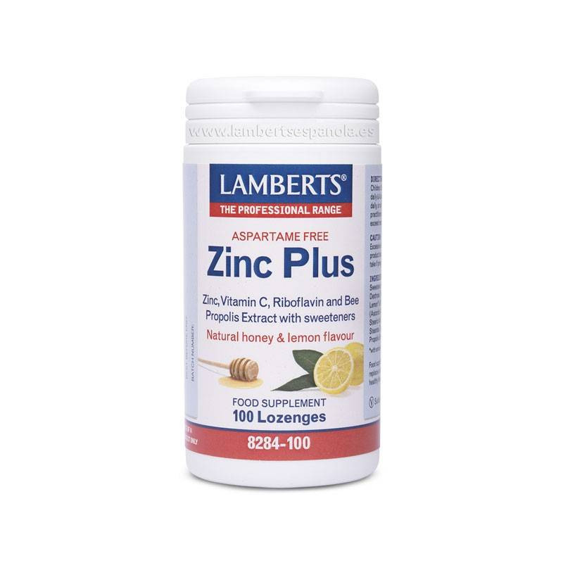 Zinc Plus 100 Comprimidos Masticables Lamberts