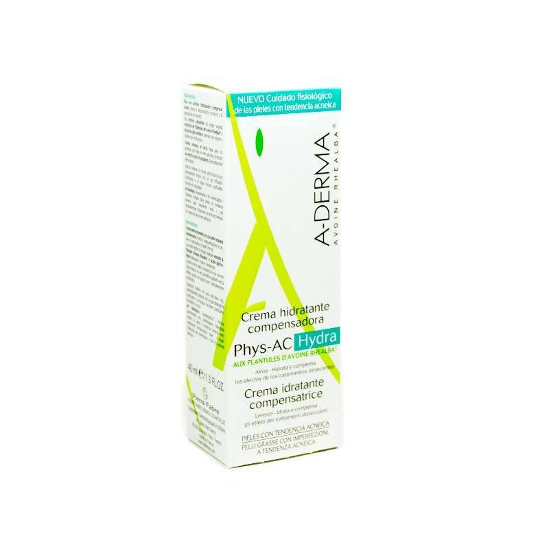 A-Derma Phys-AC Hydra Crema Hidratante Compensadora 40ml