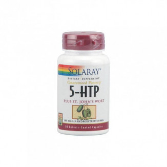 5-HTP con Hipérico 100 mg (St. John's Wort) 30 Cápsulas Solaray