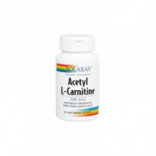 Acetil L-Carnitina 500 mg 30 Cápsulas Solaray