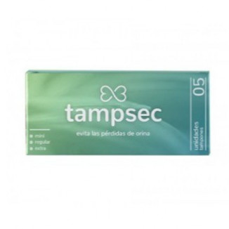 Tampsec Tampones para Incontinencia Urinaria Talla Regular 5 Unidades