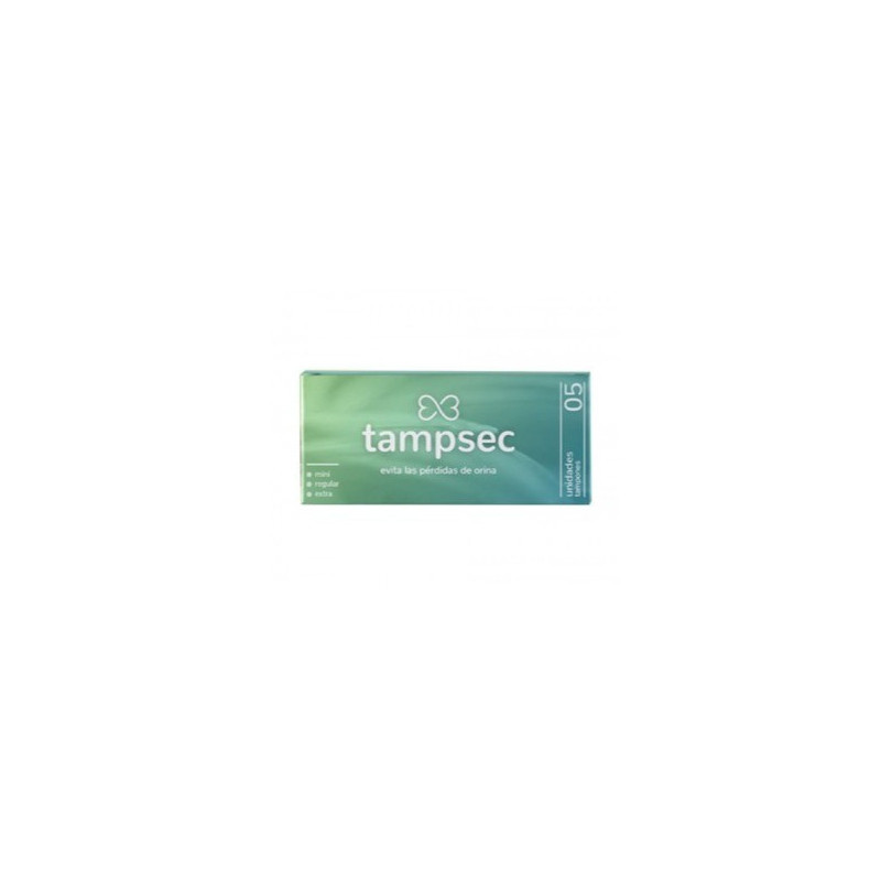 Tampsec Tampones para Incontinencia Urinaria Talla Regular 5 Unidades