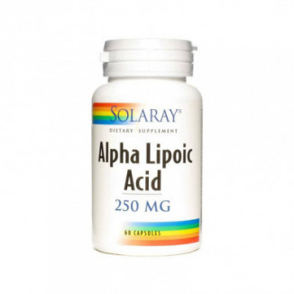 Ácido Alfa Lipoico 250 mg 60 Cápsulas Solaray