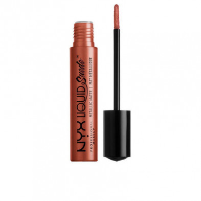 Liquid Suede Lapiz De Labios Líquido Mate Metalizado Color Mauve Mist 4 ml Nyx