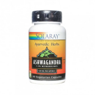 Ashwagandha 470 mg 60 Cápsulas Solaray