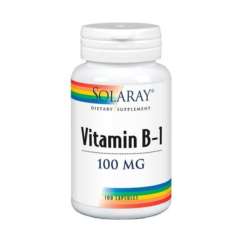 Vitamina B1 100 mg 100 Cápsulas