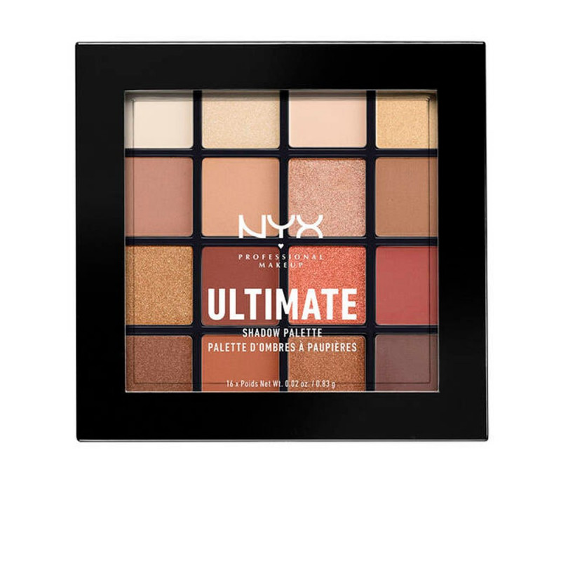 Ultimate Paleta De Sombras Tonos Warm Neutrals 16 x 0,83 gr Nyx