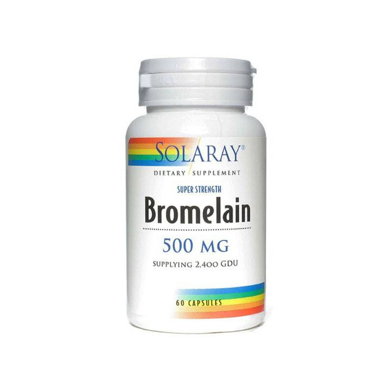 Bromelina 60 Cápsulas Solaray