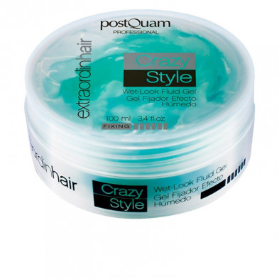 Crazy Style Gel Fijador Para el Cabello Efecto Húmedo 100 ml Postquam