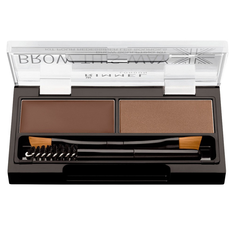 Brow This Way Eyebrow Sculpting Kit -002 -Mild Brown 1.3 Rimmel London