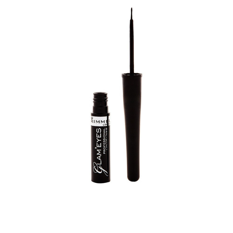 Glam'eyes Professional Liquid Eye Liner -001 -Black 5 gr Rimmel London