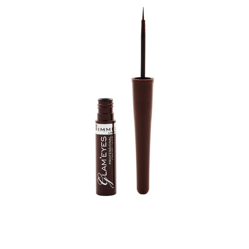 Glam'eyes Professional Liquid Eye Liner -002 -Brown 5 gr Rimmel London