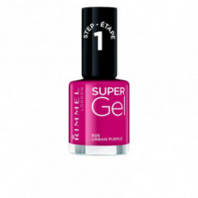 Kate Super Gel Nail Polish -025-urban Purple 12 ml Rimmel London