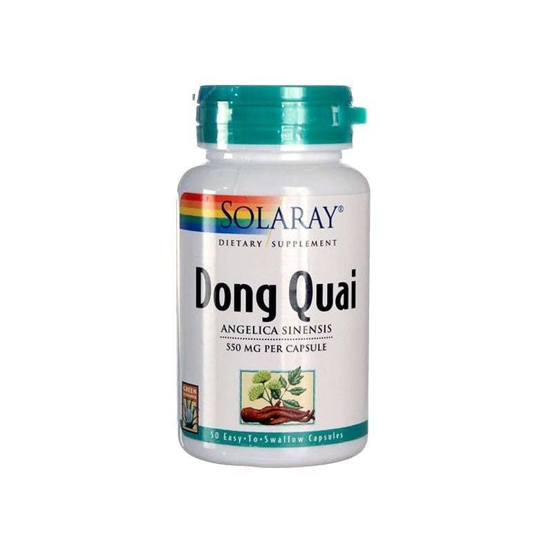 Dong Quai 550 mg 60 Cápsulas Solaray