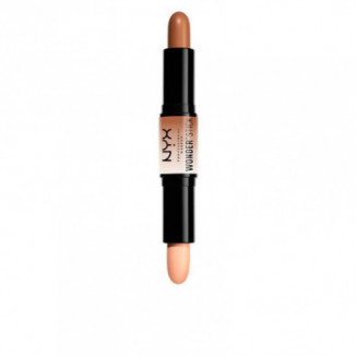 Wonder Stick Barra Doble Color Medium Iluminador En Crema 4 gr + Contorno 4 gr Nyx