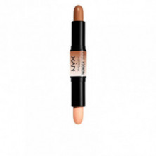 Wonder Stick Barra Doble Color Medium Iluminador En Crema 4 gr + Contorno 4 gr Nyx