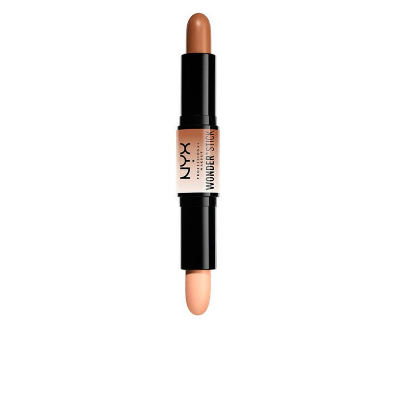 Wonder Stick Barra Doble Color Medium Iluminador En Crema 4 gr + Contorno 4 gr Nyx