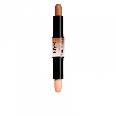 Wonder Stick Barra Doble Color Medium Iluminador En Crema 4 gr + Contorno 4 gr Nyx