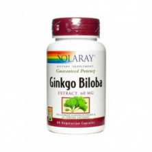 Ginkgo Biloba 60 mg 60 Cápsulas Solaray