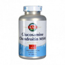 Glucosamina, Condroitina y MSM 90 Cápsulas KAL