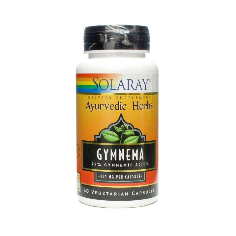 Gymnema 385 mg 60 Cápsulas Solaray