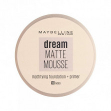 Dream Matte Mousse Base De Maquillaje 010 Ivory Beige Claro  Maybelline