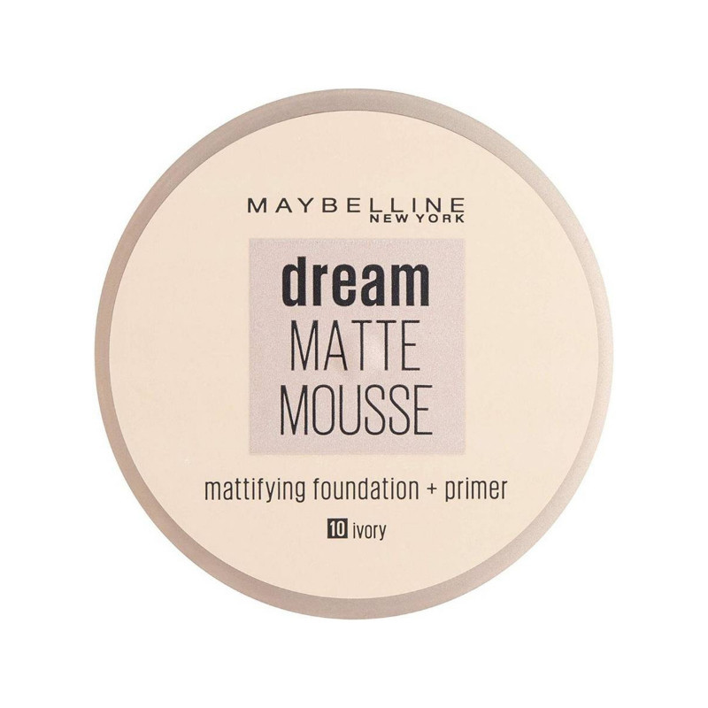 Dream Matte Mousse Base De Maquillaje 010 Ivory Beige Claro  Maybelline