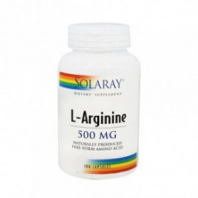 L-Arginina 500 mg 100 Cápsulas Solaray