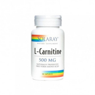 L-Carnitina 500 mg 30 Cápsulas Solaray