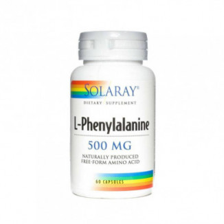 L-Fenilalanina 500 mg 60 Cápsulas Solaray