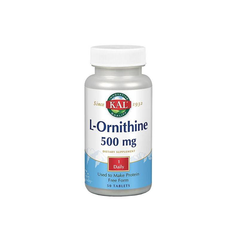 L-Ornitina 500 mg 50 Comprimidos KAL