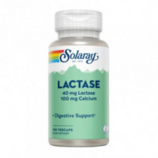 Lactasa 40 mg 100 Cápsulas Vegetales Solaray