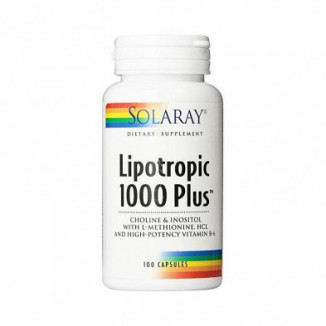 Lipotropic 1000 Plus 100 Cápsulas Solaray