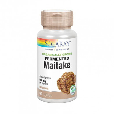 Maitake 500 mg 60 Cápsulas Vegetales Solaray