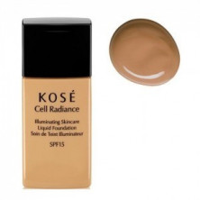 Kose Cell Radiance Base Líquida Iluminadora 203 Tono Deep Beige 30 ml