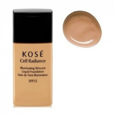 Kose Cell Radiance Base Líquida Iluminadora 202 Tono Medium Beige 30 ml