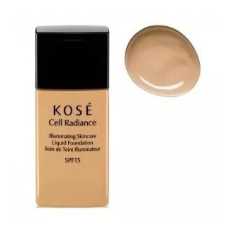 Kose Cell Radiance Base Líquida Iluminadora 201 Tono Natural Beige 30 ml