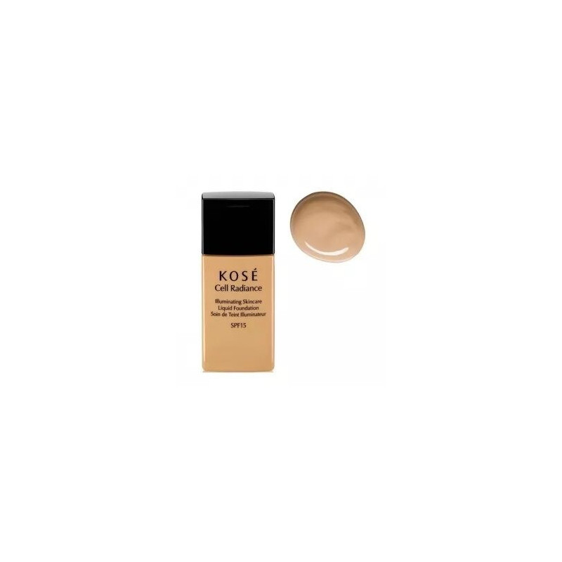 Kose Cell Radiance Base Líquida Iluminadora 201 Tono Natural Beige 30 ml