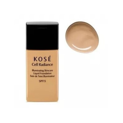 Kose Cell Radiance Base Líquida Iluminadora 201 Tono Natural Beige 30 ml