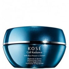 Kose Cell Radiance Crema Facial Hidratante con Extracto de Arroz 40 ml