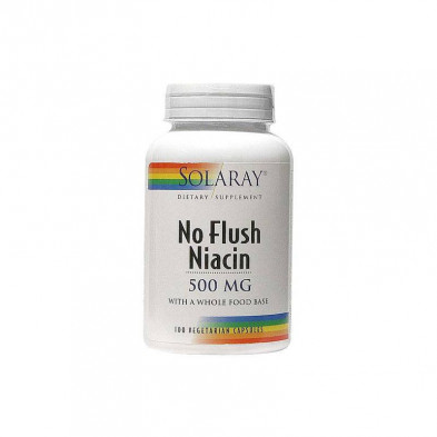 Niacin 500 mg No Ruborizante 100 Cápsulas Solaray