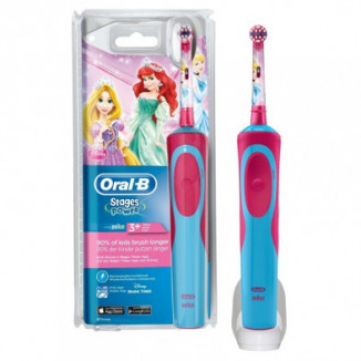 Braun Stages Power Cepillo Dental Eléctrico para +3 Años -Disney Princess Unidad Oral B