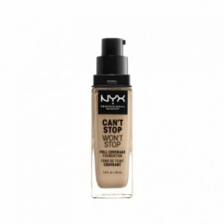 Can't Stop Won't Stop Base Fluida Cobertura Alta Color Buff 30 ml Nyx