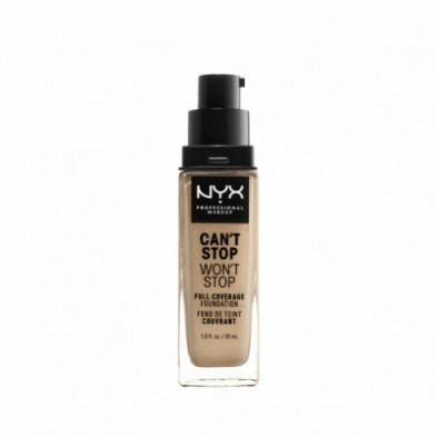 Can't Stop Won't Stop Base Fluida Cobertura Alta Color Buff 30 ml Nyx