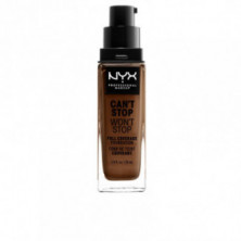 Can't Stop Won't Stop Base Fluida Cobertura Alta Color Cocoa 30 ml Nyx