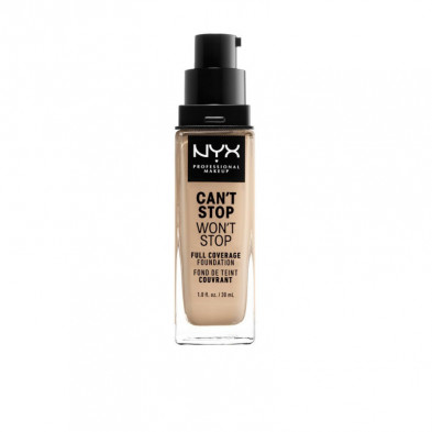 Can't Stop Won't Stop Base Fluida Cobertura Alta Color Nude 30 ml Nyx