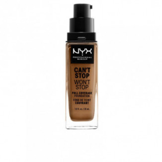 Can't Stop Won't Stop Base Fluida Cobertura Alta Color Nutmeg 30 ml Nyx