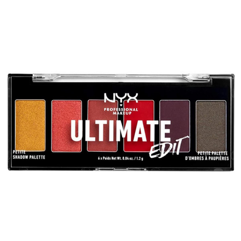 Ultimate Edit Petite Paleta De Sombras De Ojos Tonos Phoenix 6 x 1,2 gr Nyx