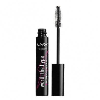 Worth The Hype Mascara De Pestañas A Prueba De Agua Color Black 7 ml Nyx